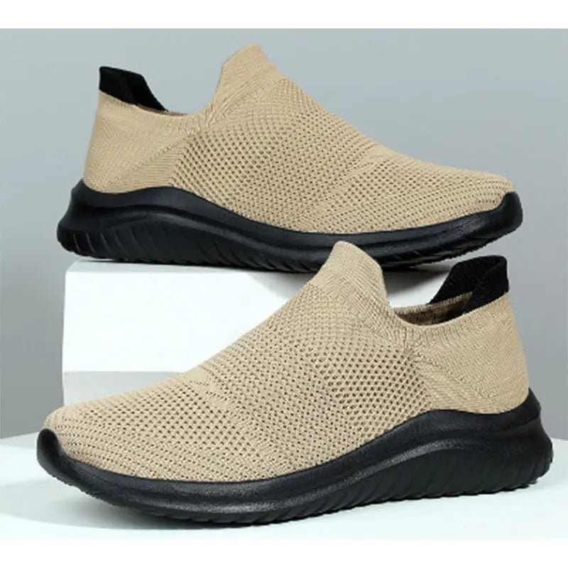 TrendAura Breathable Knit Sneakers For Men And Women Unisex Lightweight Eco Friendly Flexible Fit