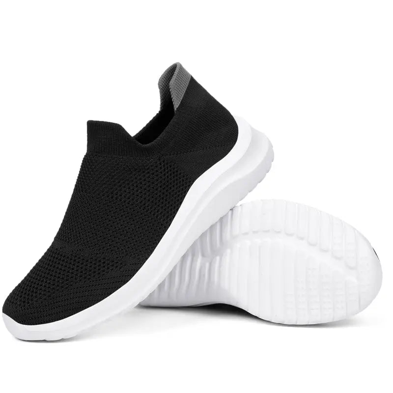 TrendAura Breathable Knit Sneakers For Men And Women Unisex Lightweight Eco Friendly Flexible Fit