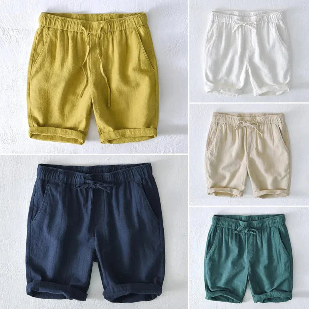 Bree Linen-Blend Summer Shorts With Drawstring Waist For Breathable All Day Comfort And Relaxed Fit