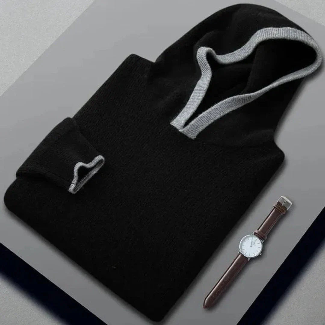 Brent Cashmere Hooded Sweater
