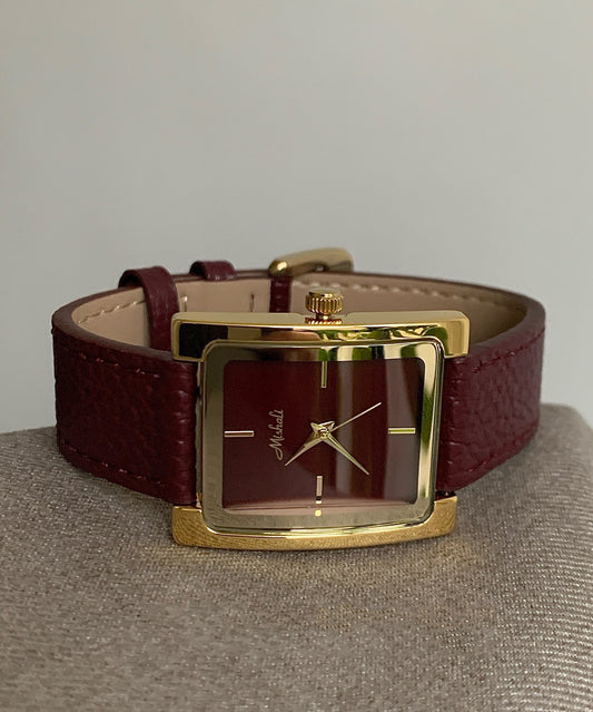 Montres à quartz en cuir et métal Mulberry - TrendAura