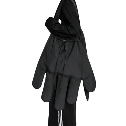 TrendAura Glove Crossbody Bag Avant Garde Nylon Design With Large Compartment And Drawstring Closure