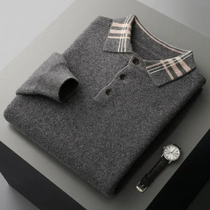 Brody Wool Polo Sweater