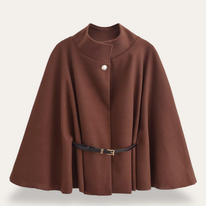 Tania | Stylish Wool Cape Coat for Women