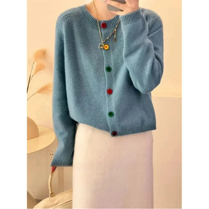 Colorful women's sweater