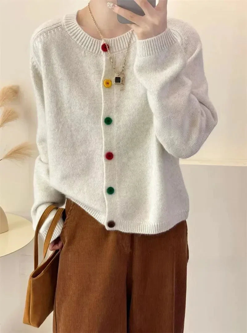 Colorful women's sweater