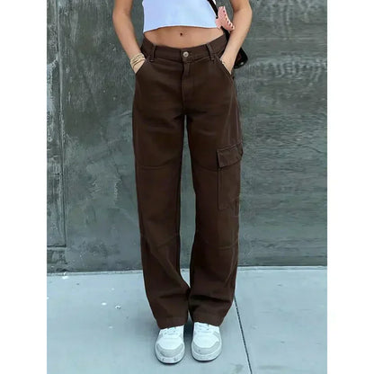 Quinn Women's Cargo Pants Relaxed Fit Comfort For Everyday Casual Chic And Versatility