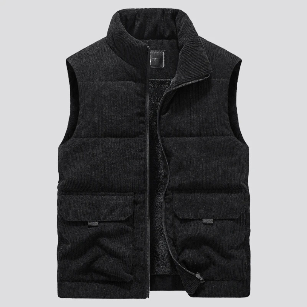 TrendAura | Men’s Corduroy Gilet