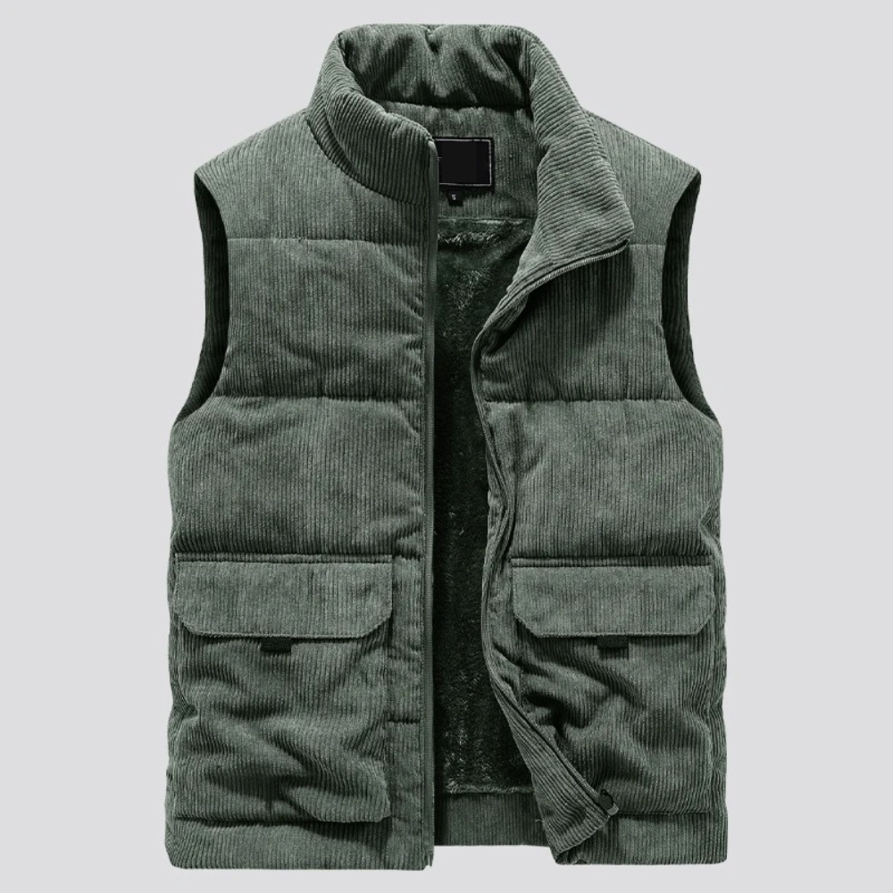 TrendAura | Men’s Corduroy Gilet