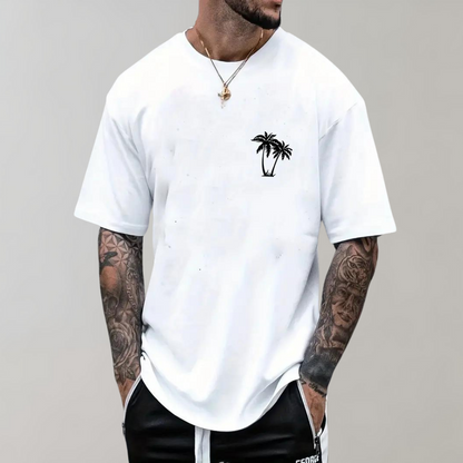 Bradley | Men's T-Shirt with Palm Tree Graphic