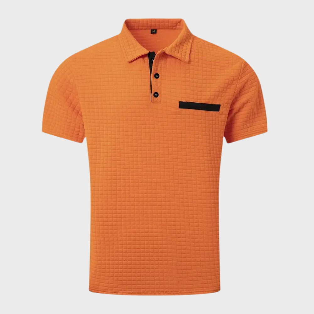 Slim fit polo for men - elegant and comfortable cut