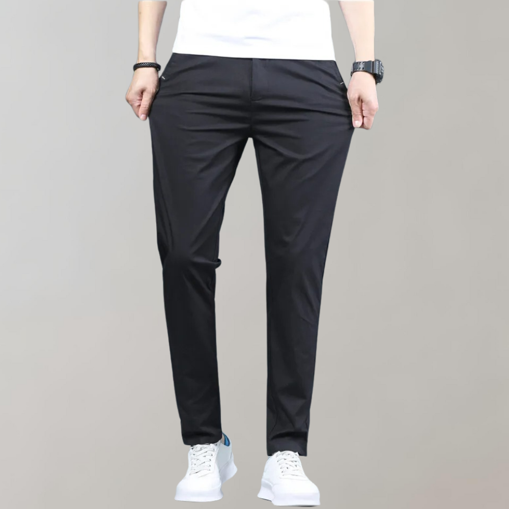 Derek Mens Comfortable Slim Fit Casual Pants For Everyday Wear By TrendAura With Easy Movement And All Day Comfort