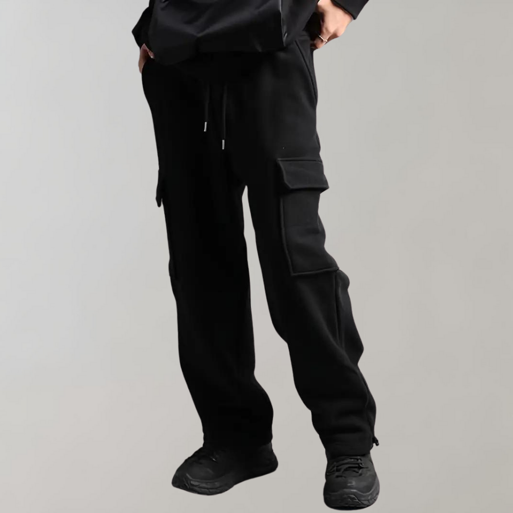 TrendAura Austin Relaxed Fit Mens Cargo Pants With Multiple Pockets For Casual Outdoor Streetwear
