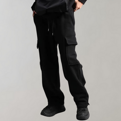 TrendAura Austin Relaxed Fit Mens Cargo Pants With Multiple Pockets For Casual Outdoor Streetwear