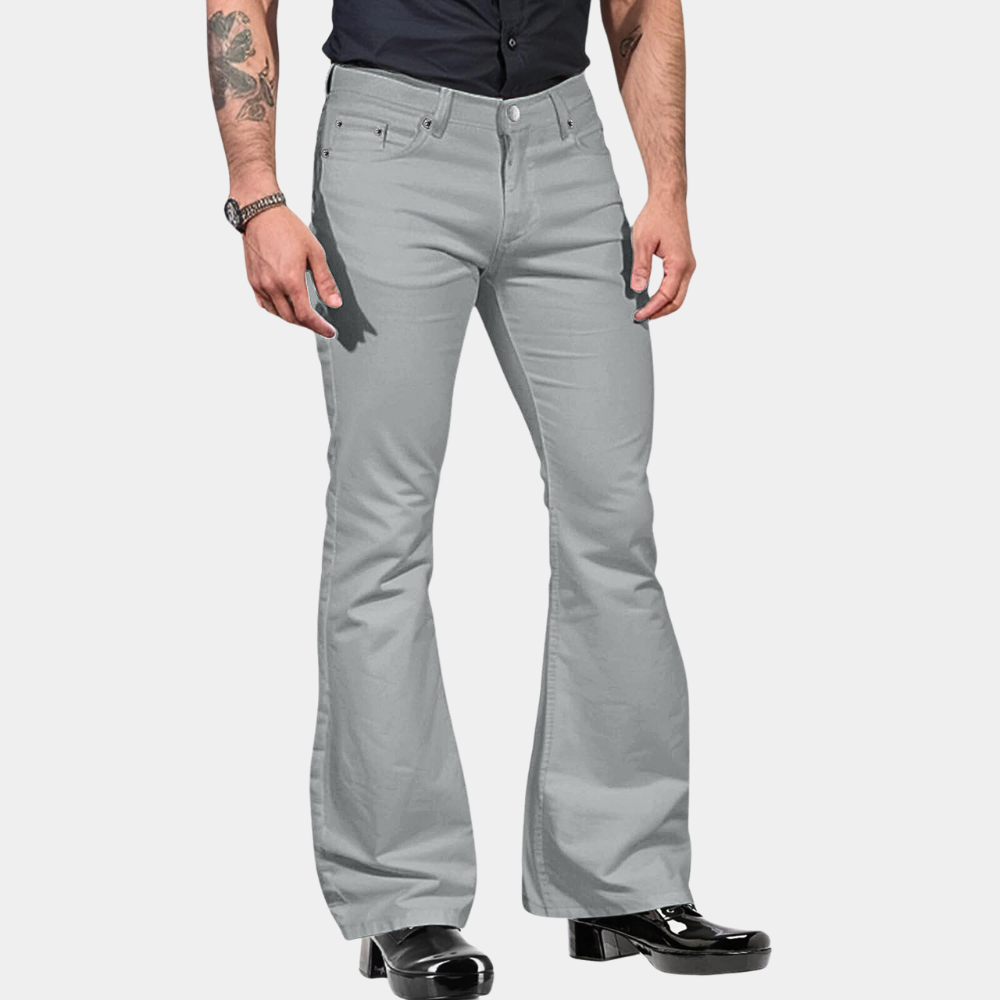Linn Retro Flared Pants For Men All Day Comfort With Timeless Stretch And Style For Spring And Autumn
