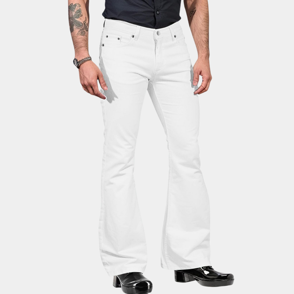 Linn Retro Flared Pants For Men All Day Comfort With Timeless Stretch And Style For Spring And Autumn