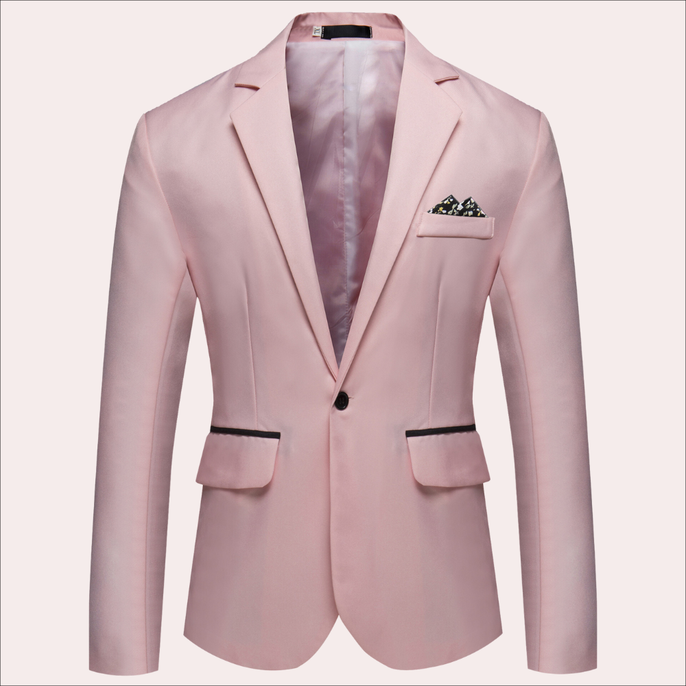 James Men’s Modern Formal Business Blazer By TrendAura Tailored Jacket For Meetings And Evening Events