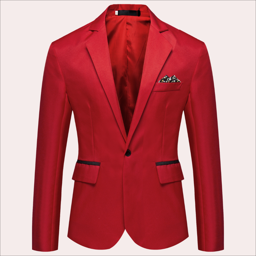 James Men’s Modern Formal Business Blazer By TrendAura Tailored Jacket For Meetings And Evening Events