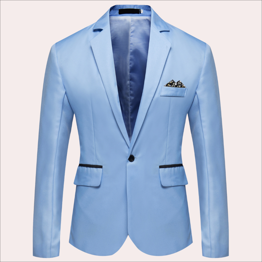 James Men’s Modern Formal Business Blazer By TrendAura Tailored Jacket For Meetings And Evening Events