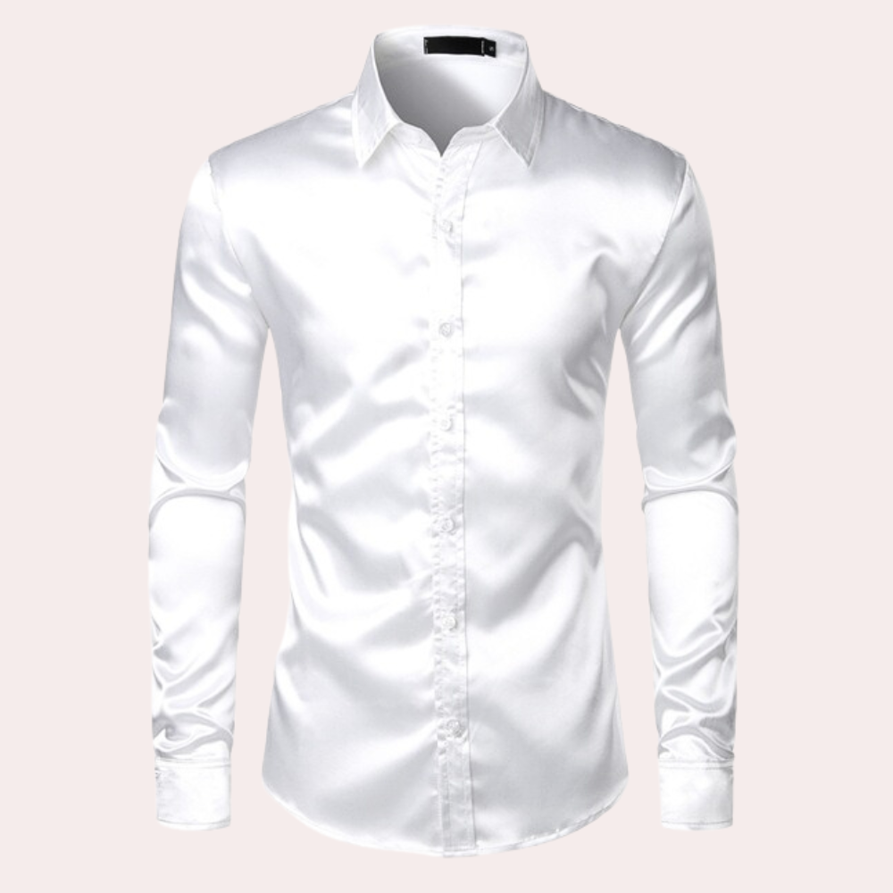 Stylish men's shirt with long sleeves