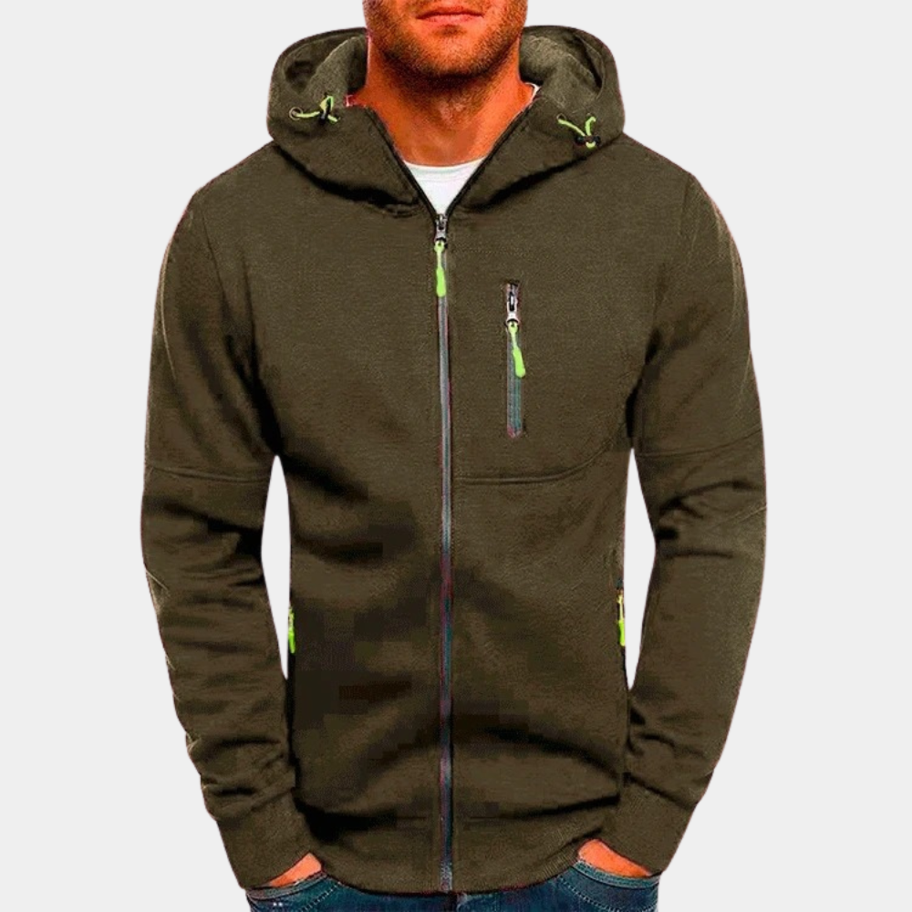 JACKS Lightweight Zip Up Hoodie For Men With Hood Comfortable Summer Pullover Versatile Everyday Wear