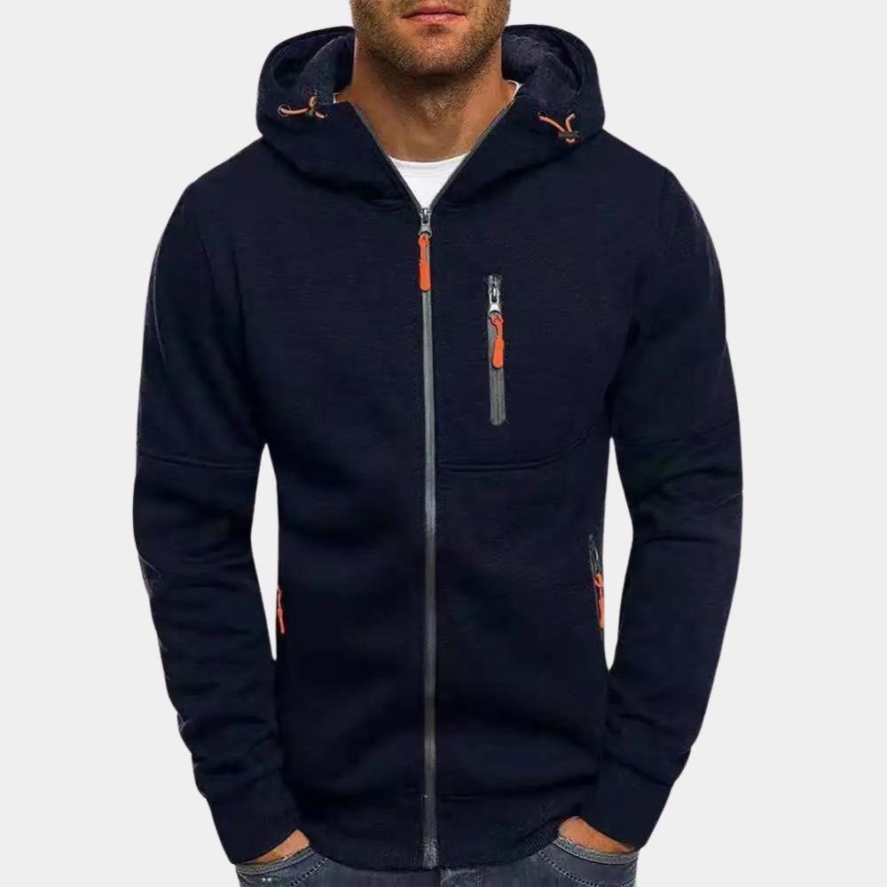 JACKS Lightweight Zip Up Hoodie For Men With Hood Comfortable Summer Pullover Versatile Everyday Wear