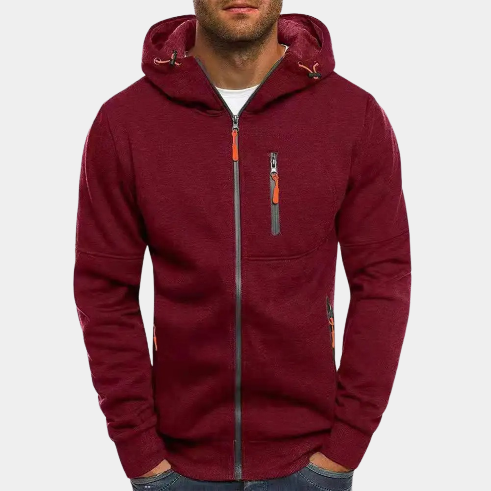 JACKS Lightweight Zip Up Hoodie For Men With Hood Comfortable Summer Pullover Versatile Everyday Wear