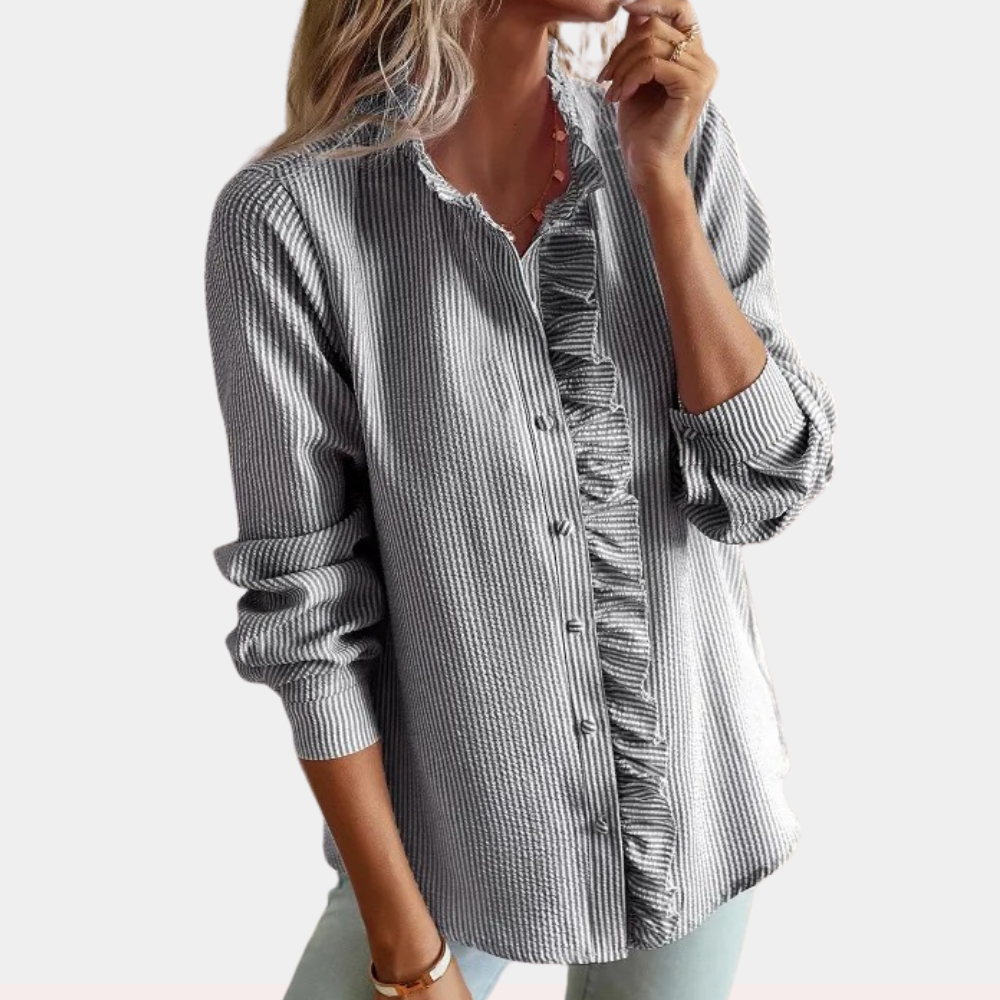 Emilia | Elegant Women's Blouse Striped