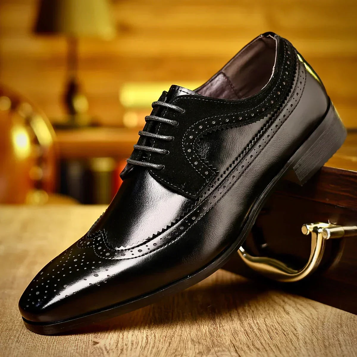 Mens Business Dress Shoes Classic Appearance – TrendAura