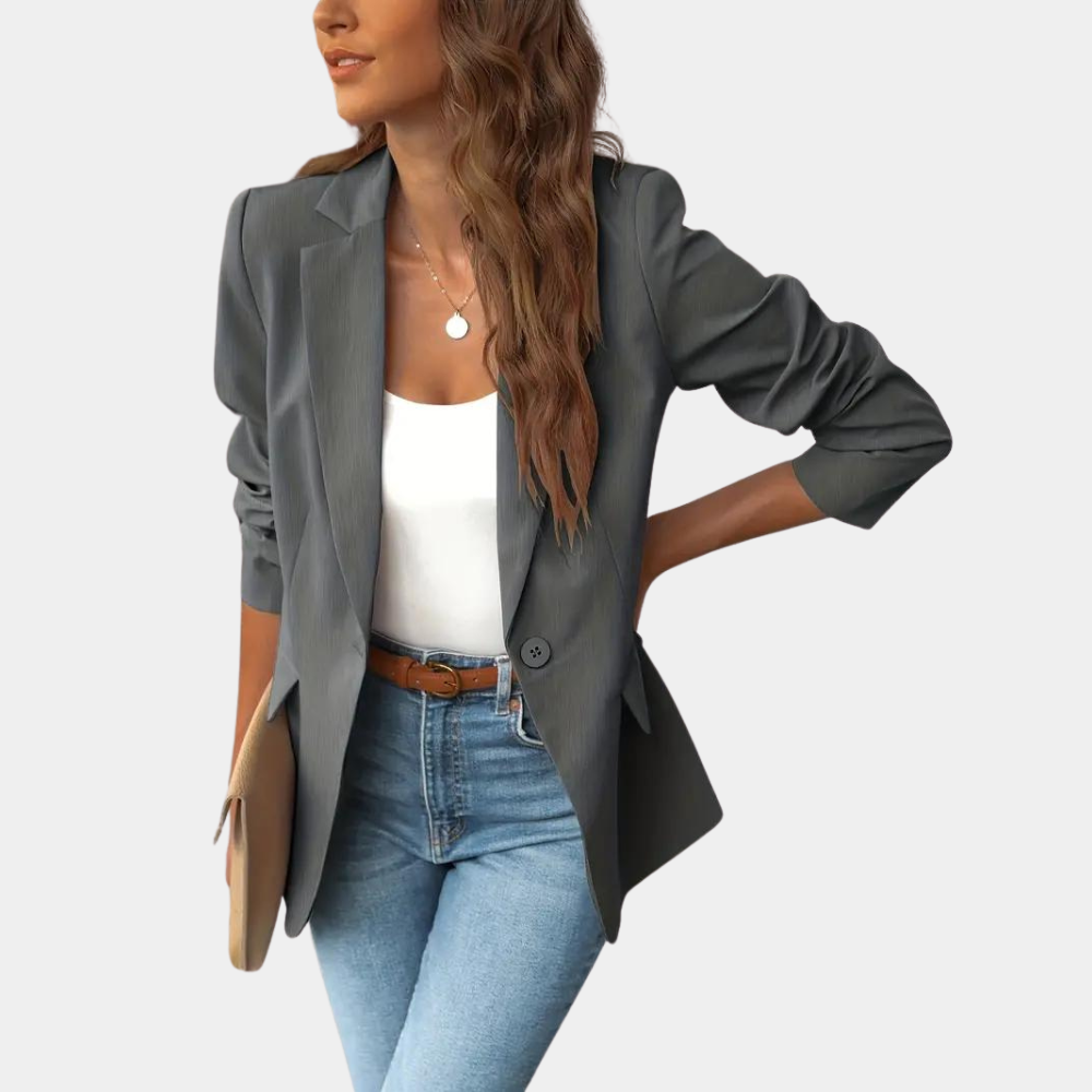 Blazer for women - Classic tailored cut - Single-breasted - Flattering fit