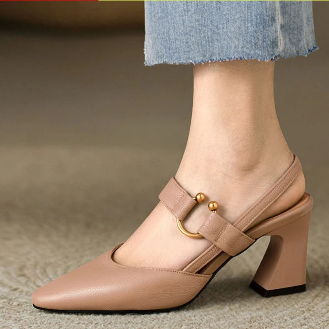 Women's Heels with Supportive Design and Stable Base