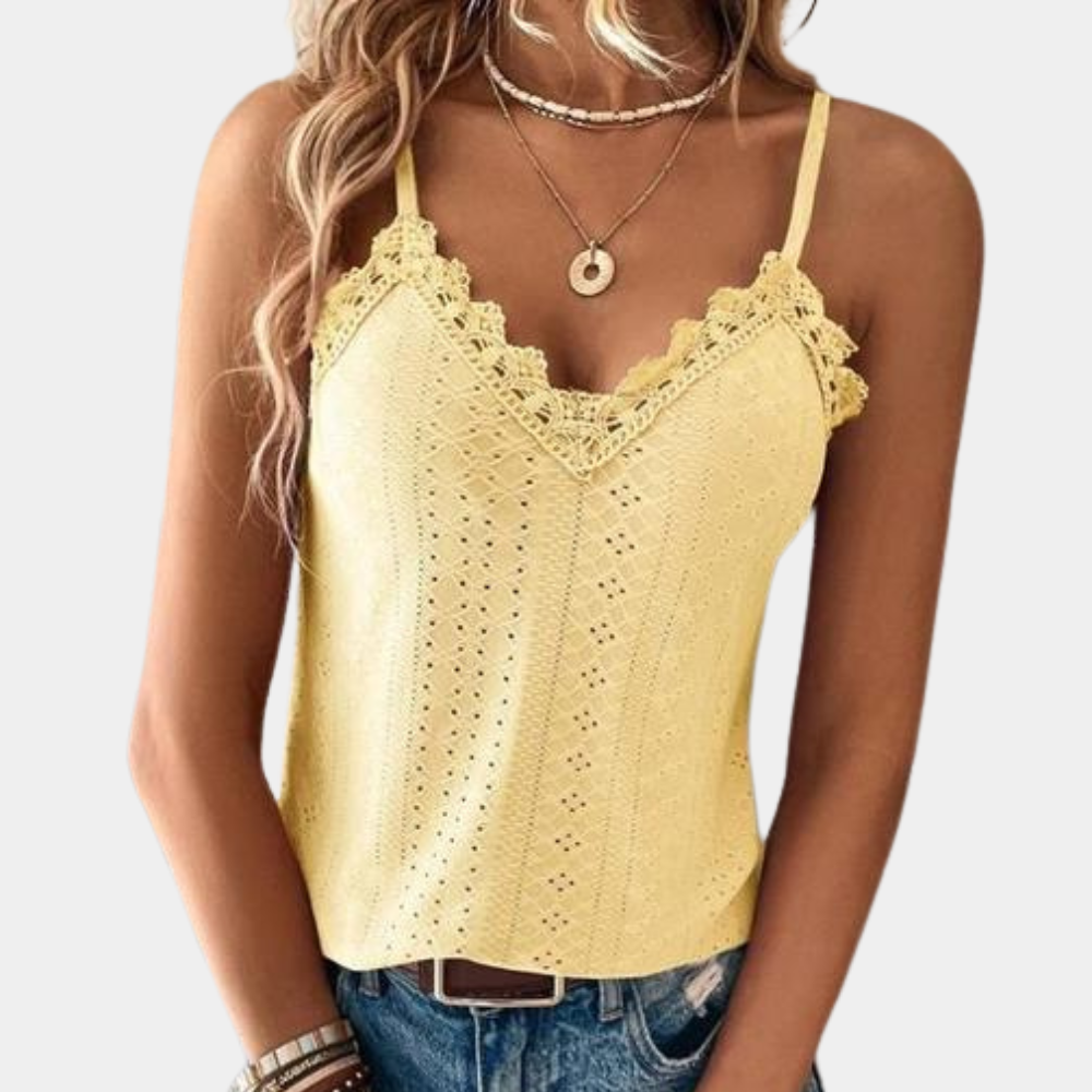 Emma | Elegant summer top with V-neck for women