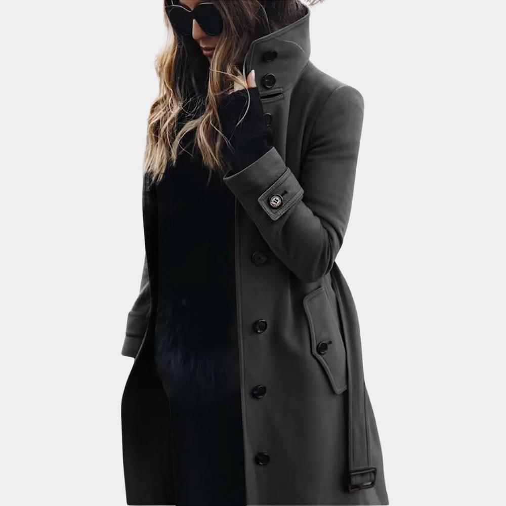 Eloura-Moda | Stylish and warm trench coat for women
