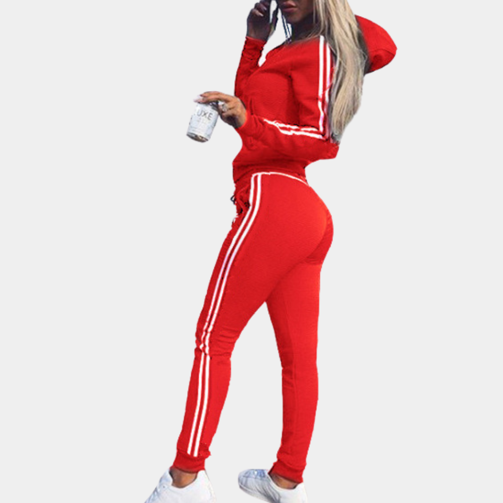 Kristi 2 Piece Tracksuit For Women Cozy Loungewear Set With Hoodie And Sweatpants