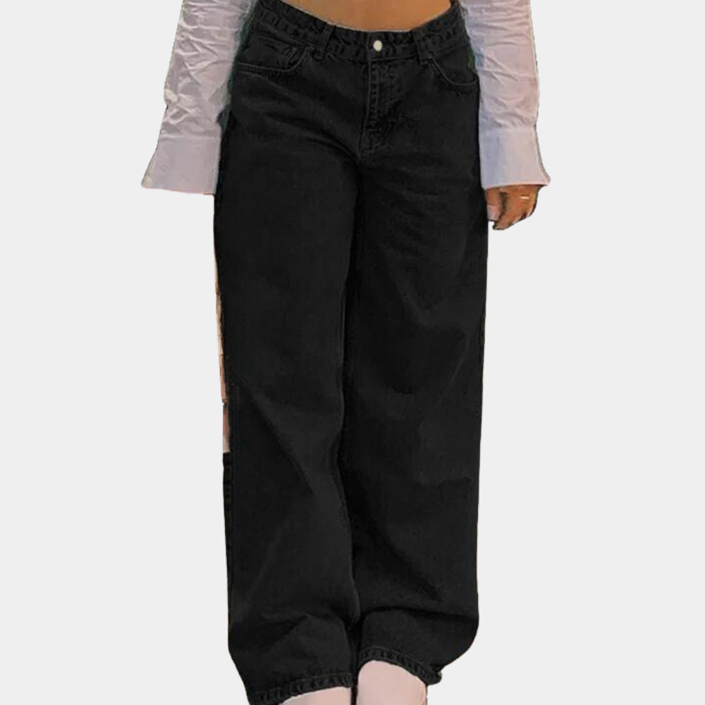 Women’s Wide-Leg Jeans | Low-Waisted