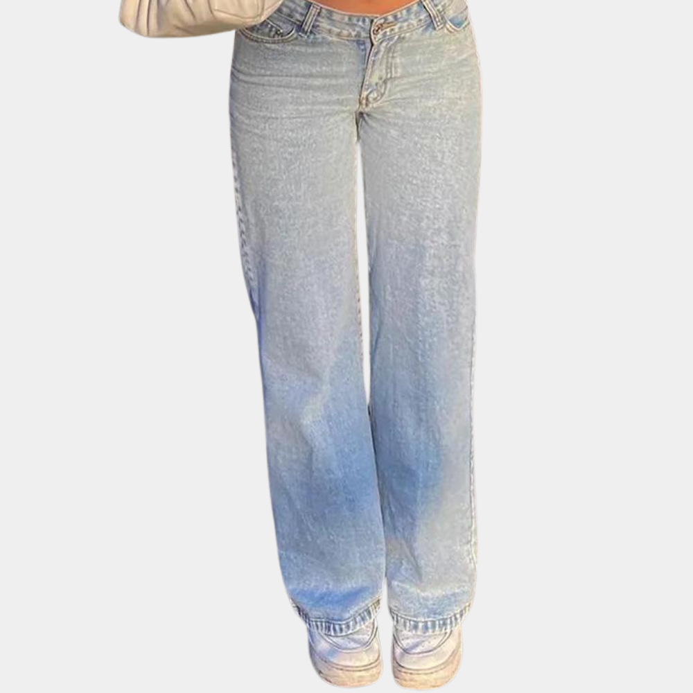 Women’s Wide-Leg Jeans | Low-Waisted