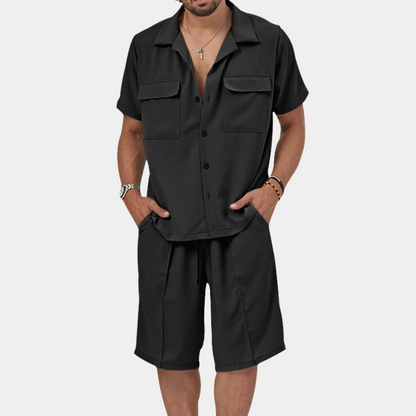 Pepijn Men's Polo And Shorts Set Stylish Comfort For Summer Ideal For Daily Wear