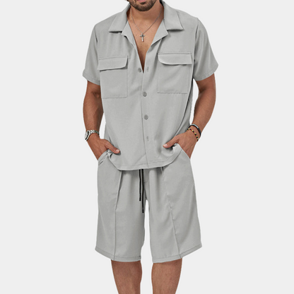 Pepijn Men's Polo And Shorts Set Stylish Comfort For Summer Ideal For Daily Wear