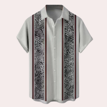 Gerrard Classic Men's Polo Shirt Blue Button Down Front Lightweight Comfort For Everyday Casual Wear