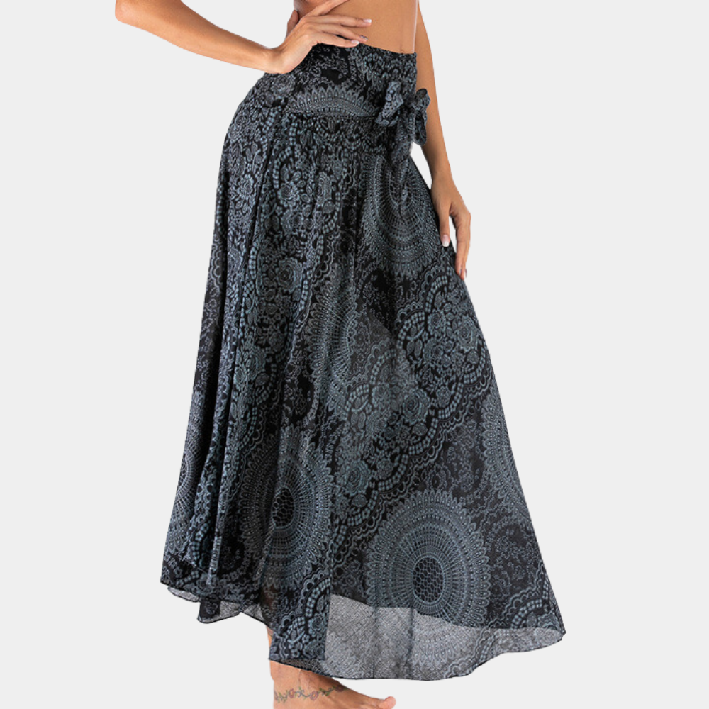 Lola Bohemian Maxi Skirt For Women Lightweight Flowing Fabric Elegant Summer Essential