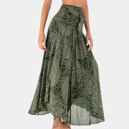 Lola Bohemian Maxi Skirt For Women Lightweight Flowing Fabric Elegant Summer Essential