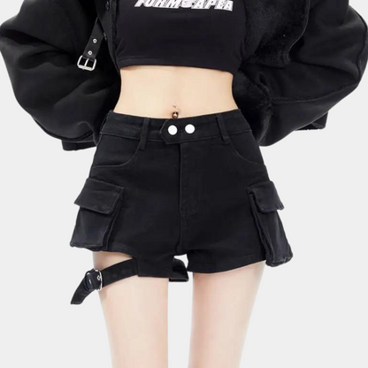 Olise Stefana High Waist Womens Shorts For Women Flattering Comfort On Warm Days All Day Style