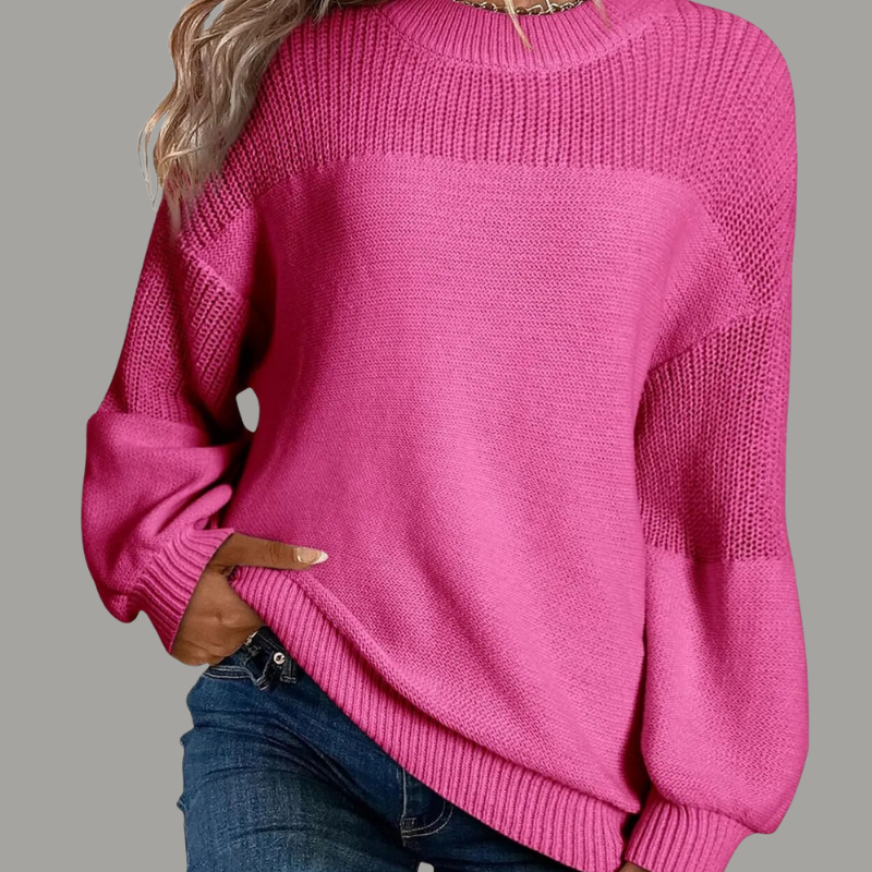 Women's Sweater with Loose Fit and Soft Texture
