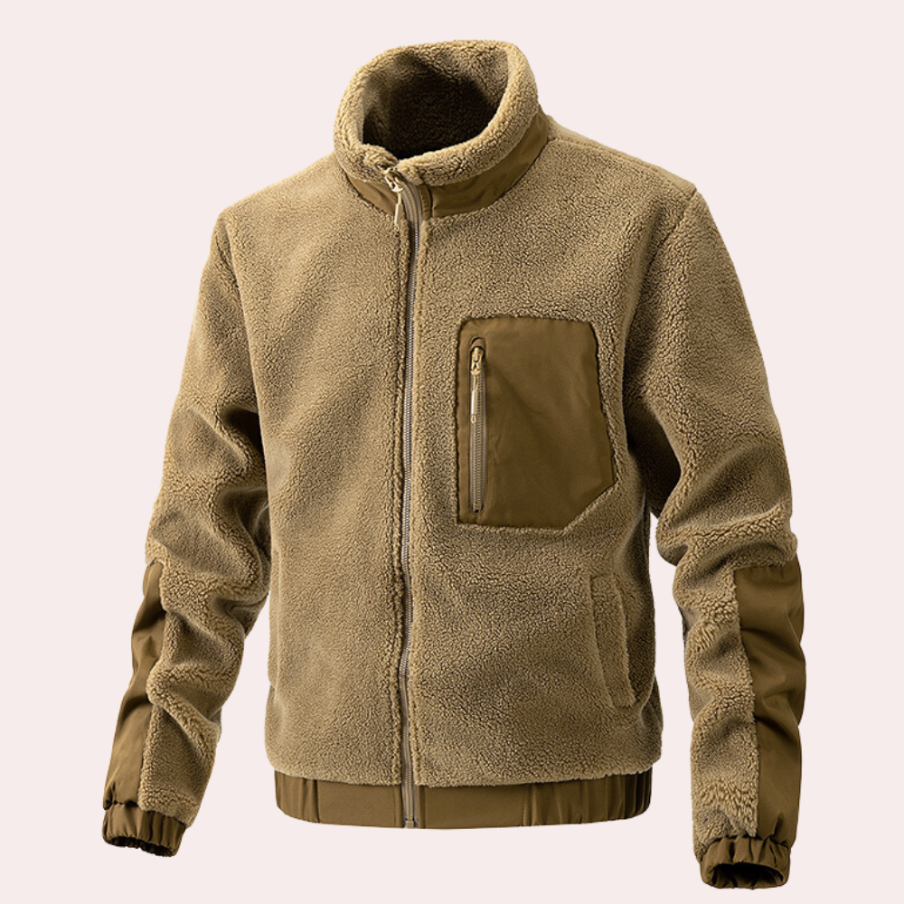 Laslo Men's Outer Jacket for Cold Days Cozy Weatherproof All Season Comfort for Outdoor and Everyday Wear