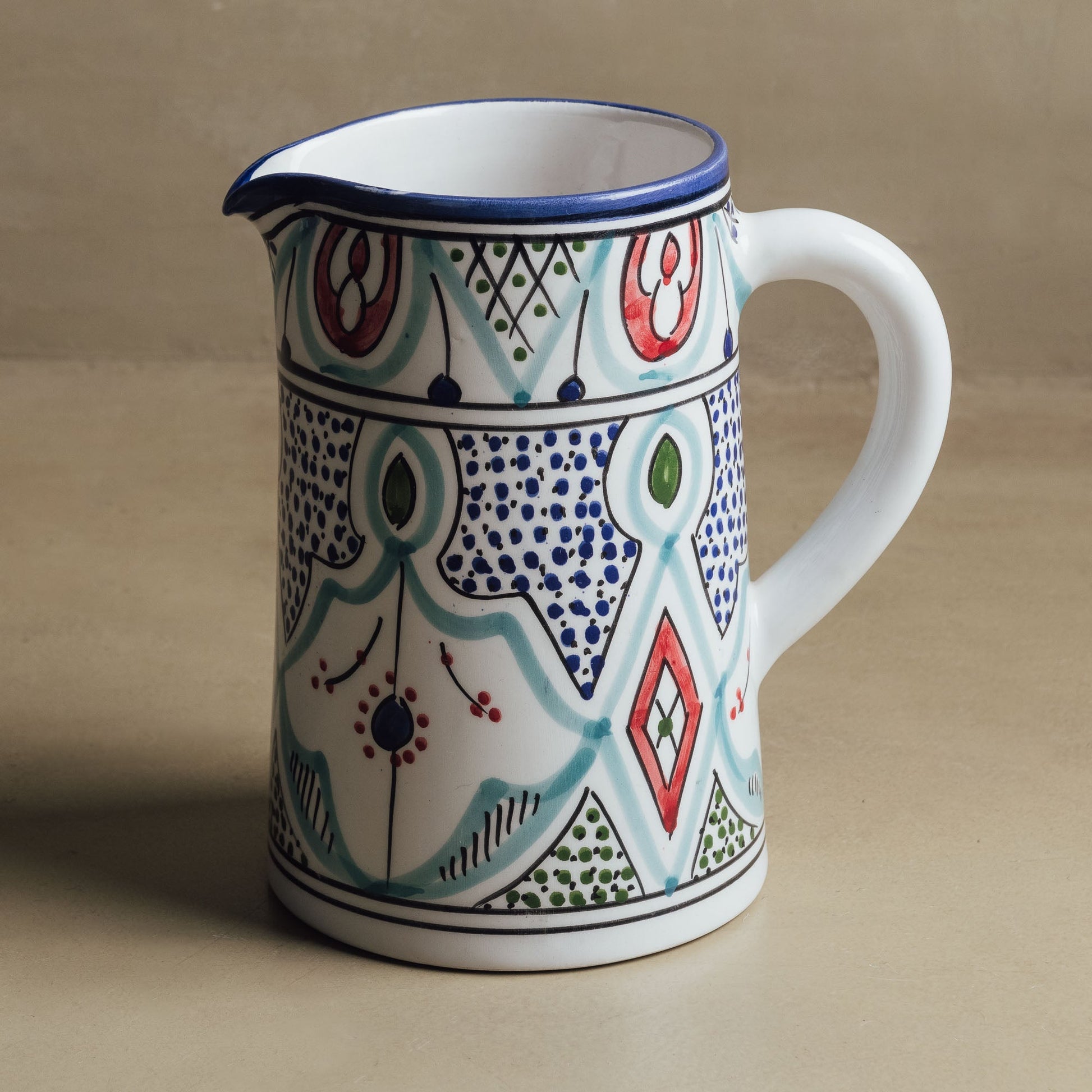 Marrakech Bloom Carafe - Moroccan Table Art - TrendAura