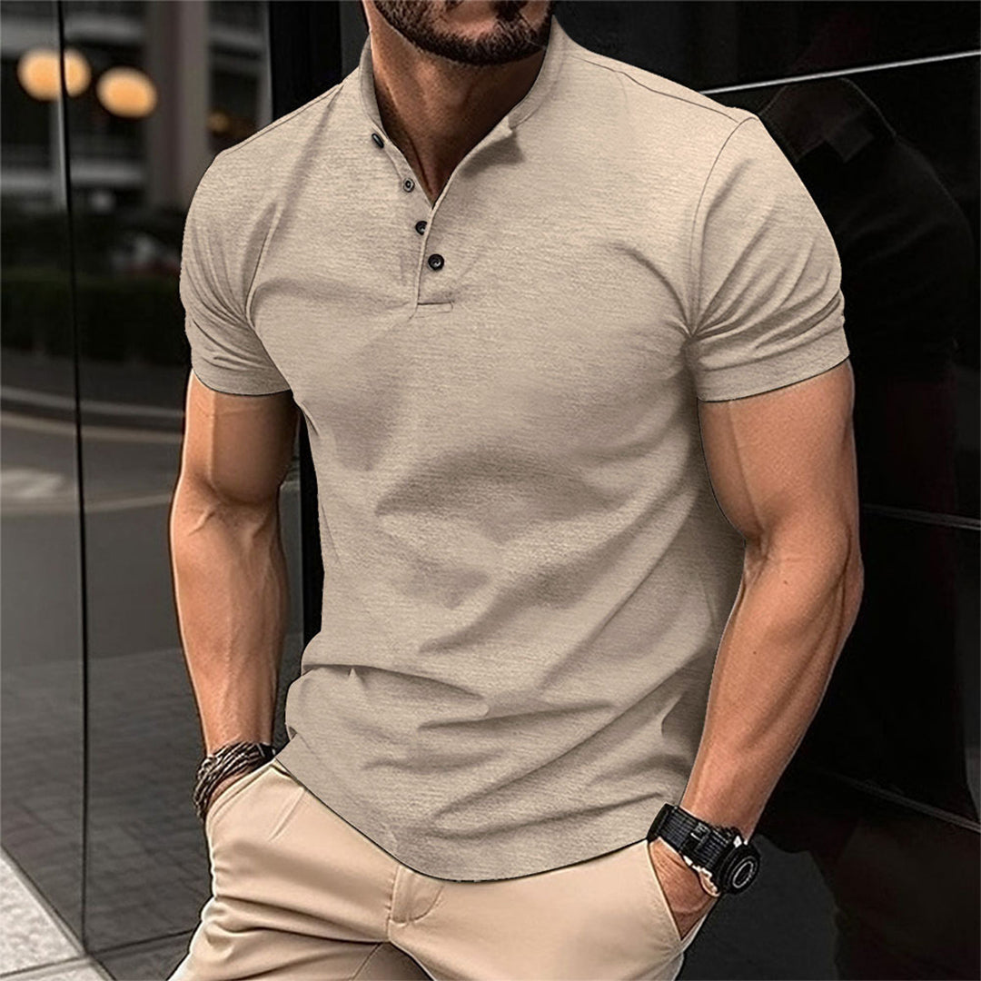 Easton Polo Shirt For Men Slim Fit Breathable Cotton Blend Classic Collar Everyday Comfort