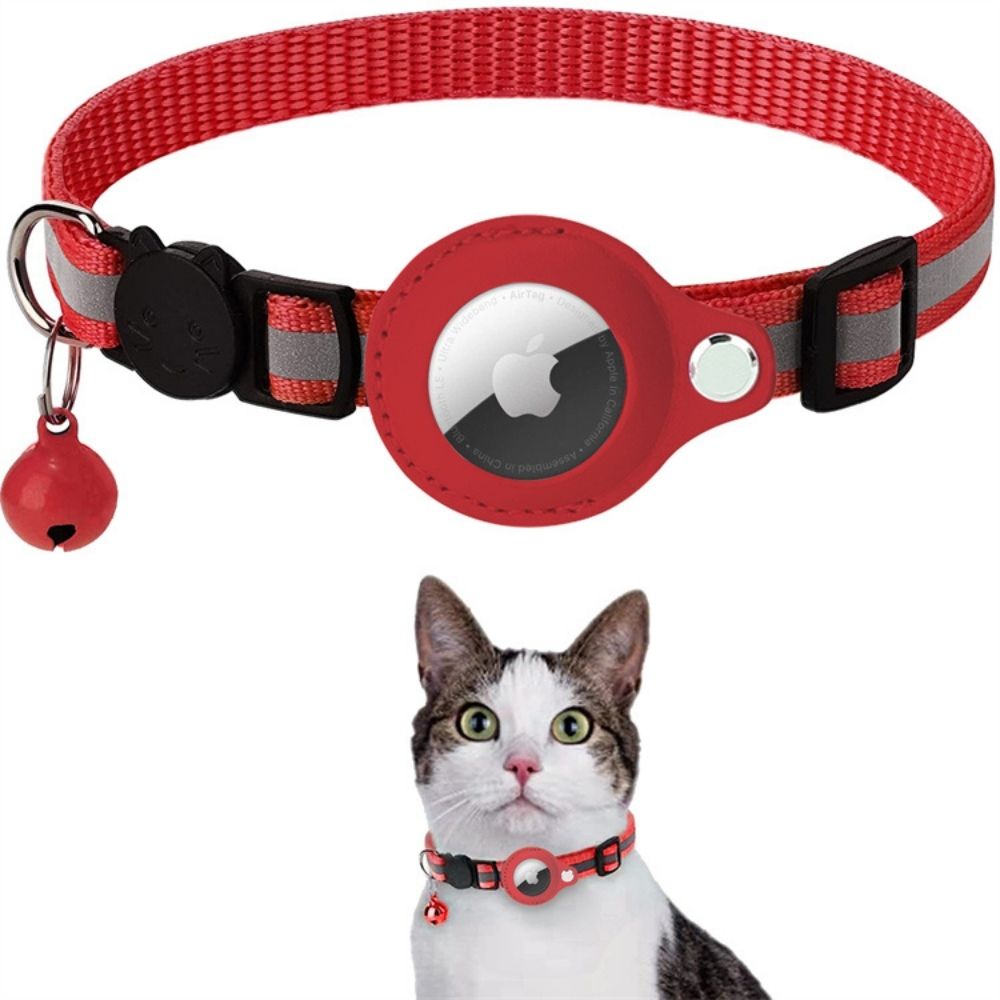 GPS Cat Collar with Quick-Release Buckle and Reflective Design for Better Night Visibility