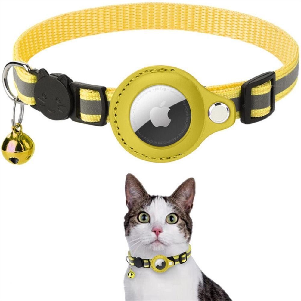 GPS Cat Collar with Quick-Release Buckle and Reflective Design for Better Night Visibility
