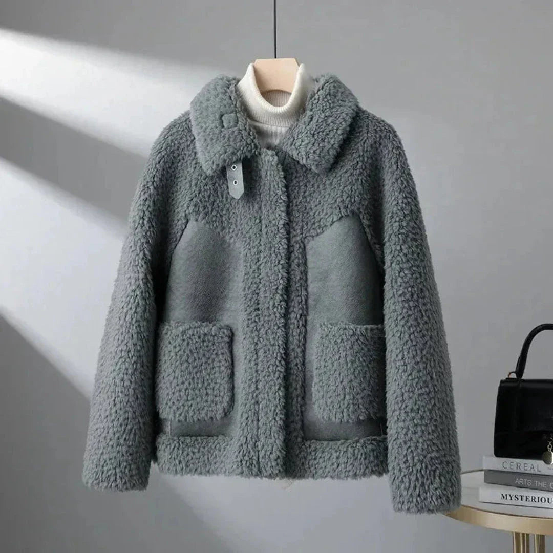 Cadence Lambswool Collar Coat