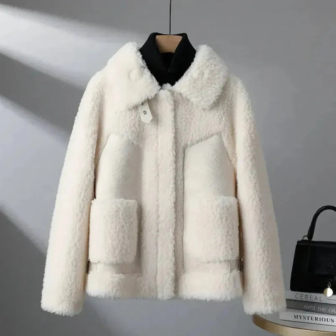Cadence Lambswool Collar Coat